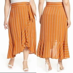 Leith Wrap Midi Skirt